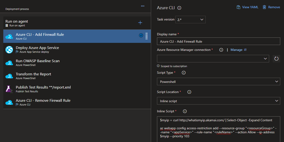Add firewall rule